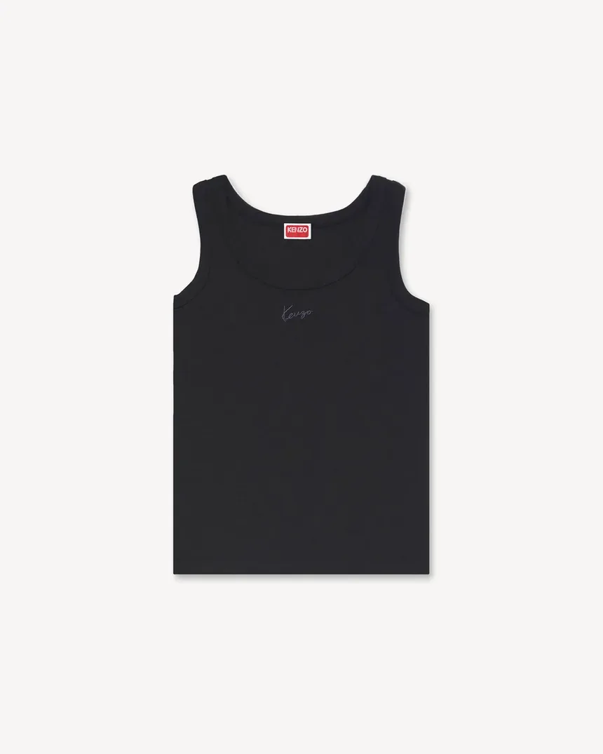 Топ Kenzo з вишивкою з бавовни